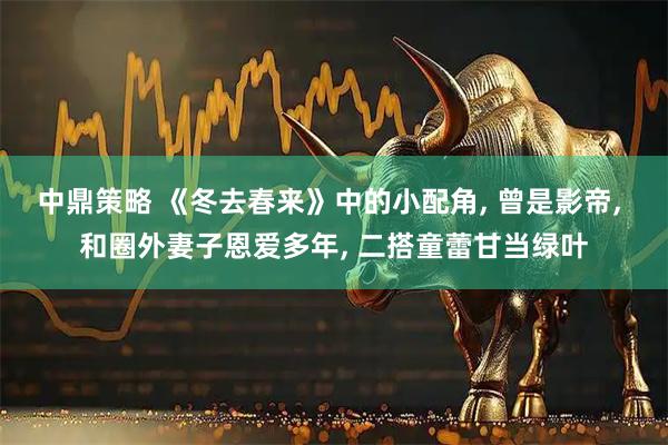 中鼎策略 《冬去春来》中的小配角, 曾是影帝, 和圈外妻子恩爱多年, 二搭童蕾甘当绿叶